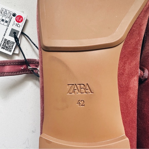 BRAND NEW - Zara Pink Flats - Size 11 - Picture 9 of 9